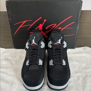 Jordan 4 Retro SE Black Canvas